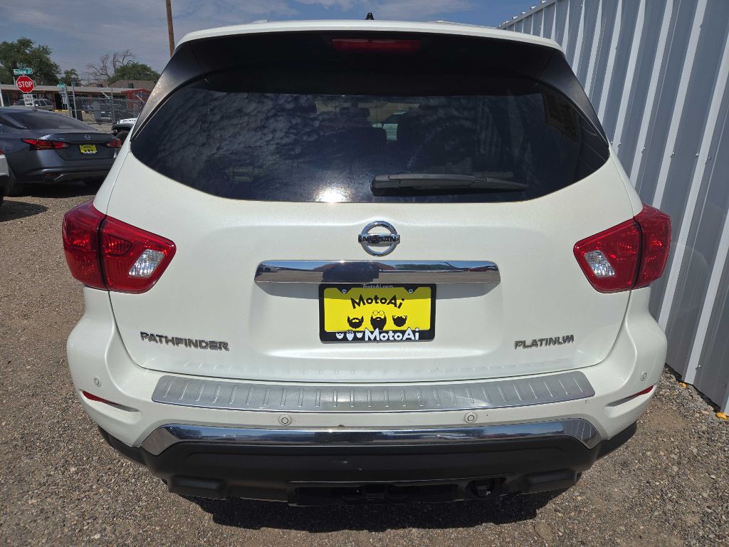 White 2018 Nissan Pathfinder SUV / Crossover Front-Wheel Drive Continuously Variable Transmission
