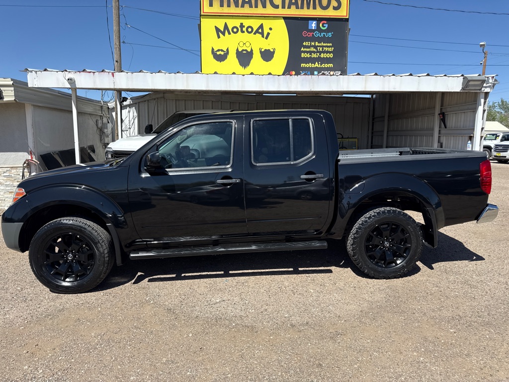 Black 2019 Nissan Frontier S Crew Cab 4WD Pickup Truck Four-Wheel Drive Automatic