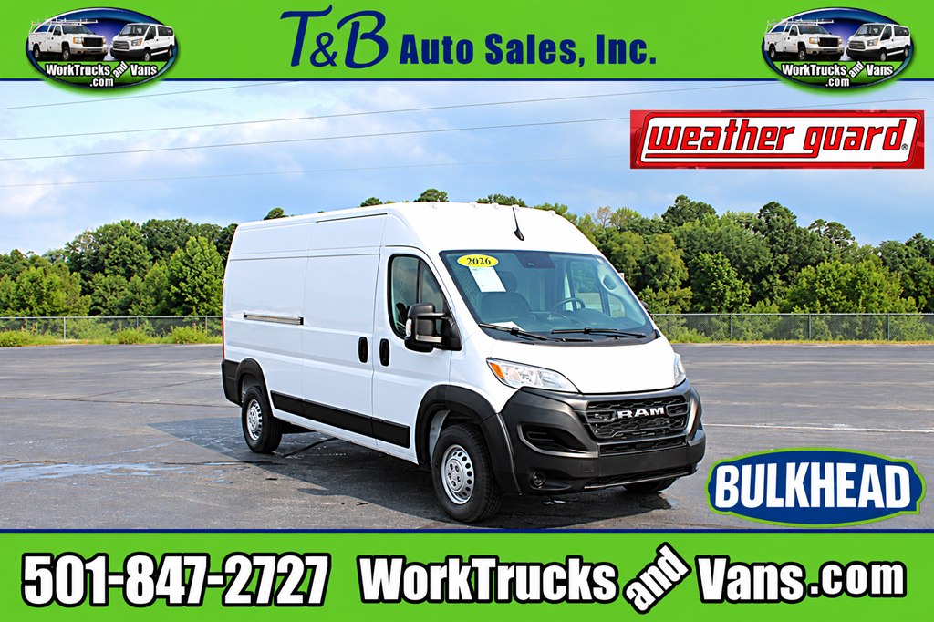 2026 RAM 2500 Promaster for sale at Work Trucks and Vans in Bryant, Arkansas