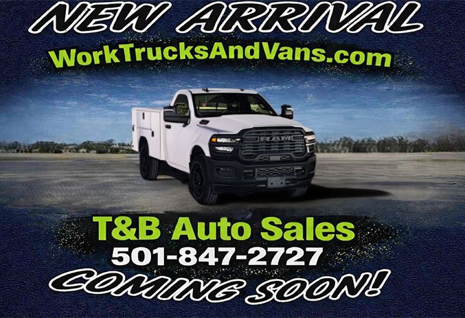 2025 RAM 3500 Tradesman for sale at Work Trucks and Vans in Bryant, Arkansas