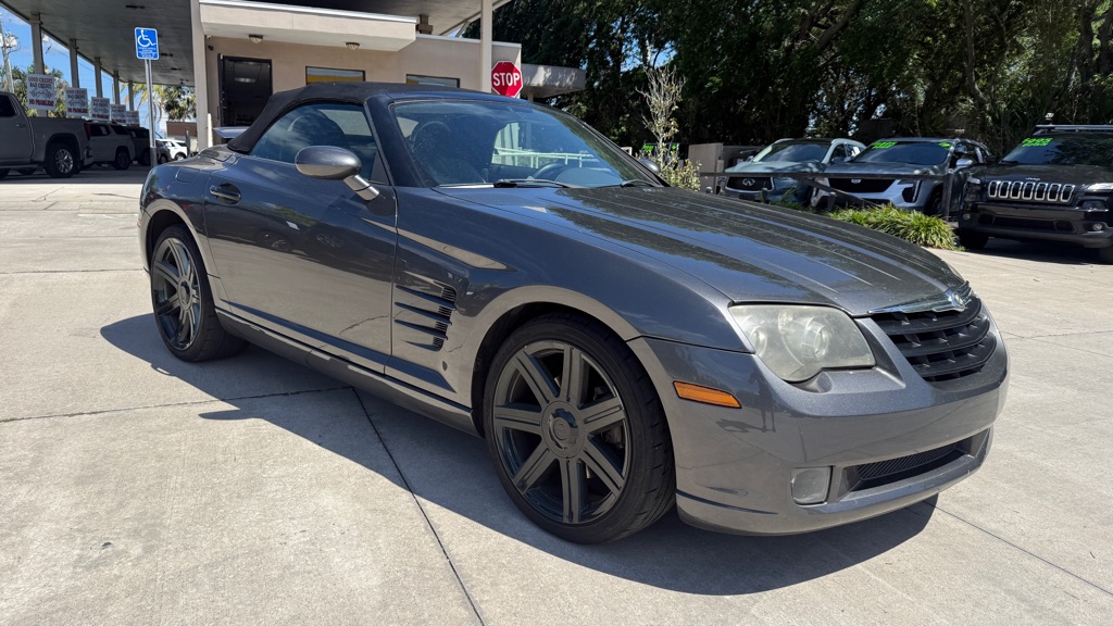 Gray 2005 Chrysler Crossfire Limited Roadster RWD Convertible Rear-Wheel Drive Automatic