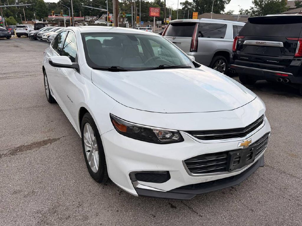 White 2016 Chevrolet Malibu Sedan Front-Wheel Drive Automatic