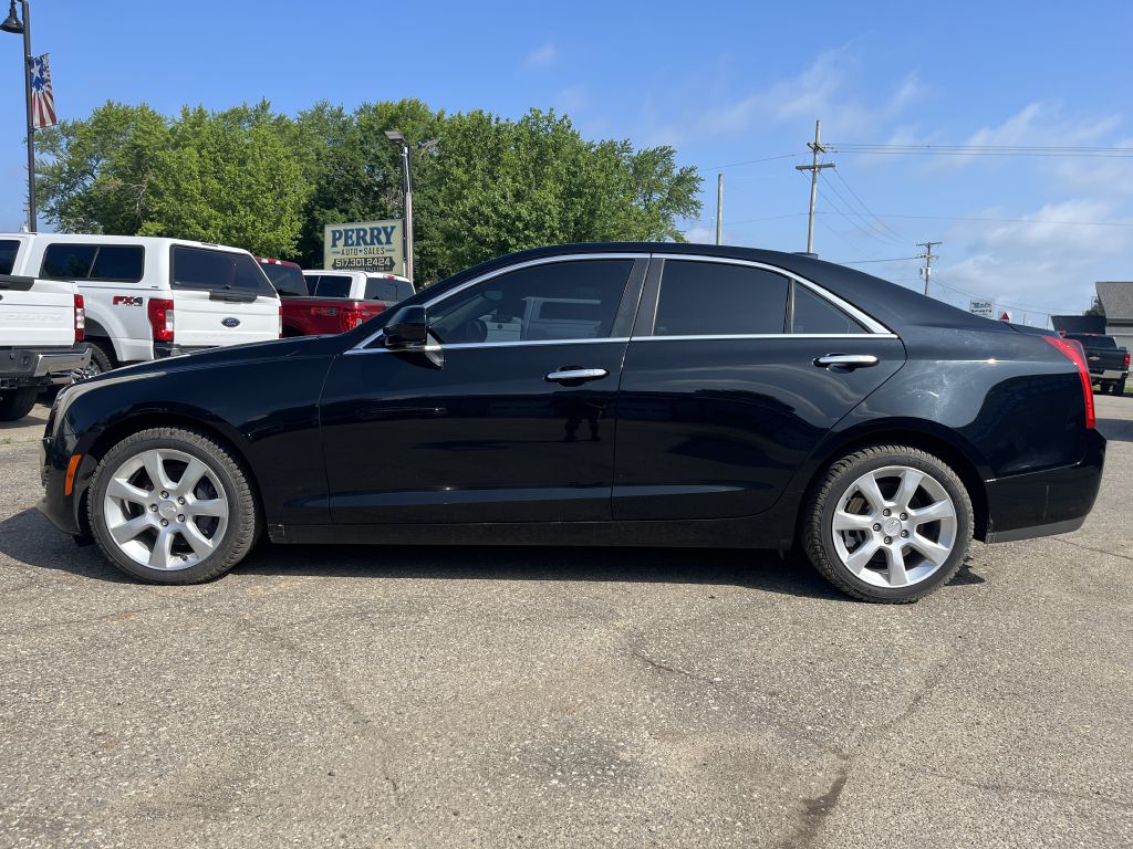 Black 2015 Cadillac ATS 2.0T AWD Sedan All-Wheel Drive Automatic