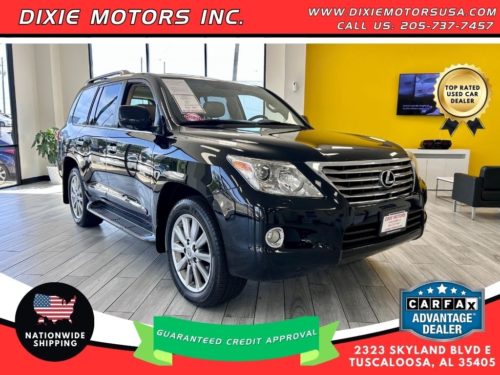 Black 2009 Lexus LX 570 4WD SUV / Crossover All-Wheel Drive Automatic