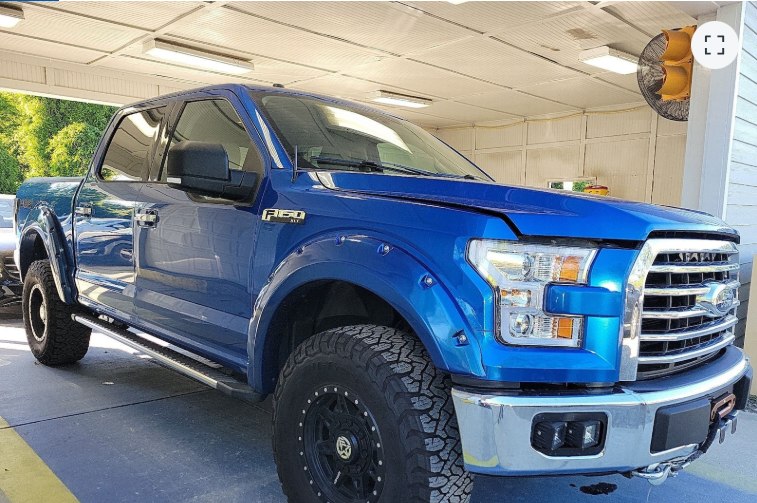 Blue 2015 Ford F-150 Pickup Truck Automatic