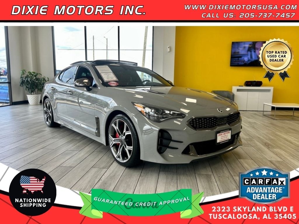 Gray 2019 Kia Stinger Sedan Rear-Wheel Drive Automatic