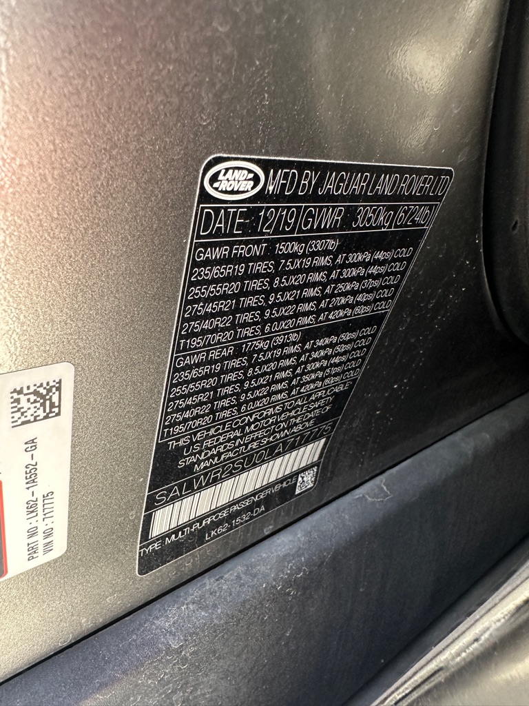 Photo 35 of this LAND ROVER RANGE ROVER SPO
