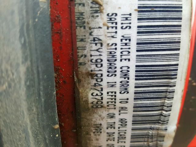 JEEP WRANGLER / YJ 1994 JEEP WRANGLER / YJ 1J4FY19P1RP473798