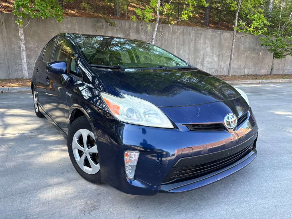Blue 2013 Toyota Prius Hatchback Continuously Variable Transmission