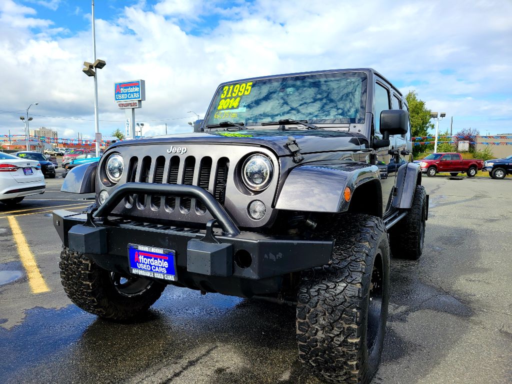 Affordable Used Cars Inc. Anchorage 2014 JEEP WRANGLER UNLIMI 4DR