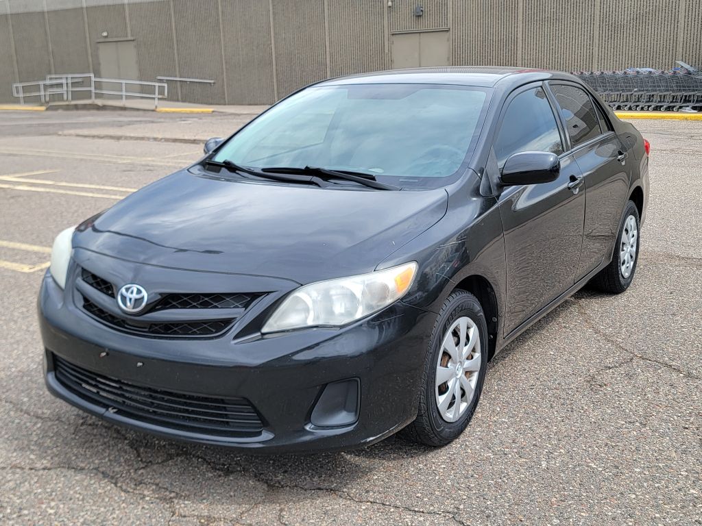 Black 2011 Toyota Corolla Base Sedan Front-Wheel Drive Automatic