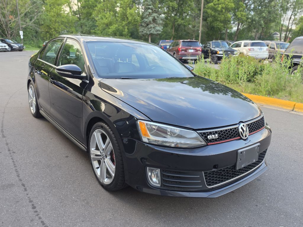 Black 2015 Volkswagen Jetta GLI Sedan Front-Wheel Drive 6-Speed Manual