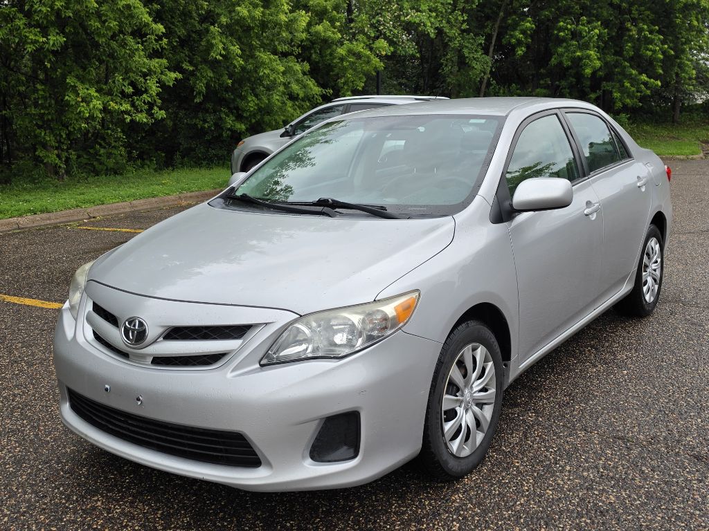 Silver 2012 Toyota Corolla LE Sedan Front-Wheel Drive Automatic