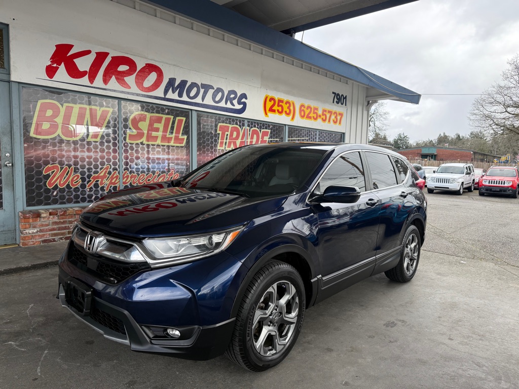 Blue 2019 Honda CR-V EX-L AWD SUV / Crossover All-Wheel Drive Continuously Variable Transmission