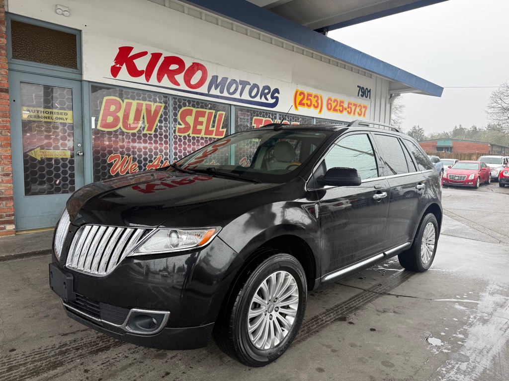 Black 2013 Lincoln MKX FWD SUV / Crossover Front-Wheel Drive Automatic