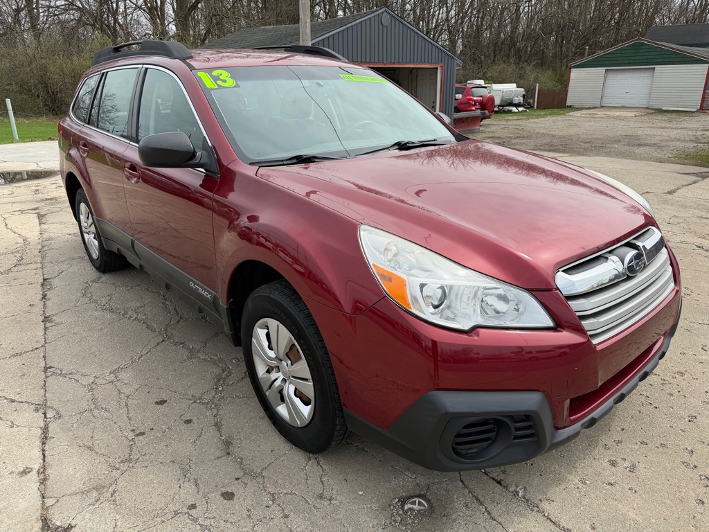 Red 2013 Subaru Outback 2.5i Wagon All-Wheel Drive Continuously Variable Transmission