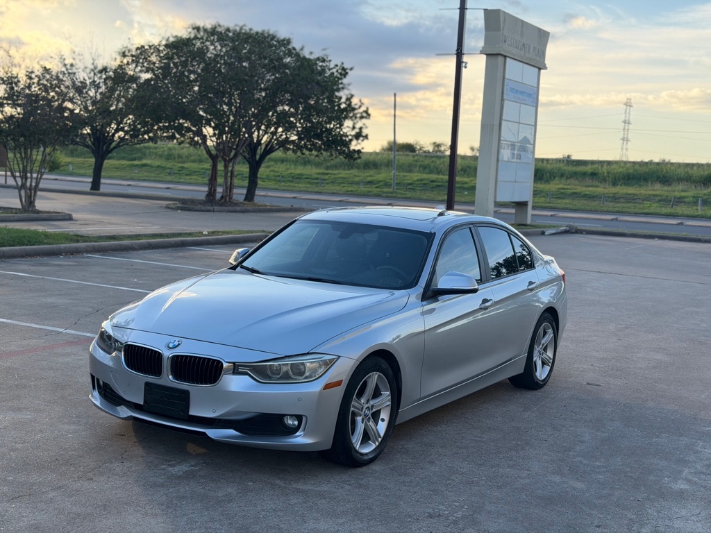 Silver 2014 BMW 3 Series Sedan Rear-Wheel Drive Automatic