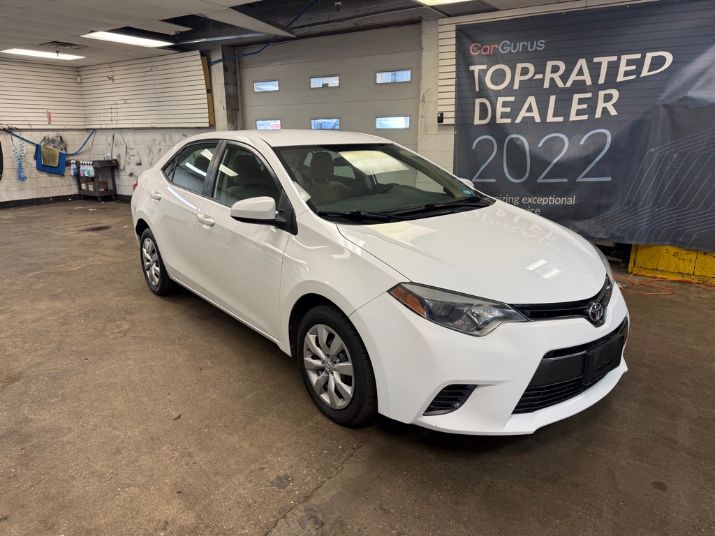 White 2016 Toyota Corolla L Sedan Front-Wheel Drive Automatic