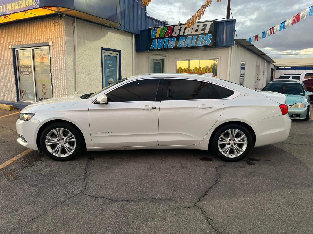 2015 CHEVROLET IMPALA in EL PASO TX at VIVASTREET AUTO SALES LLC, White
