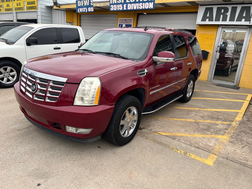Red 2007 Cadillac Escalade SUV / Crossover All-Wheel Drive Automatic