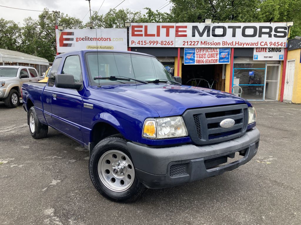 Blue 2006 Ford Ranger SPORT 4 Door SuperCab RWD Pickup Truck Rear-Wheel Drive Automatic