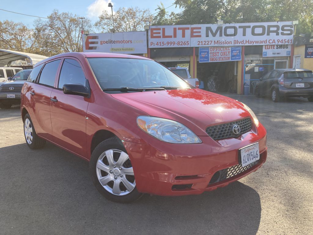 2003 TOYOTA COROLLA MATRIX