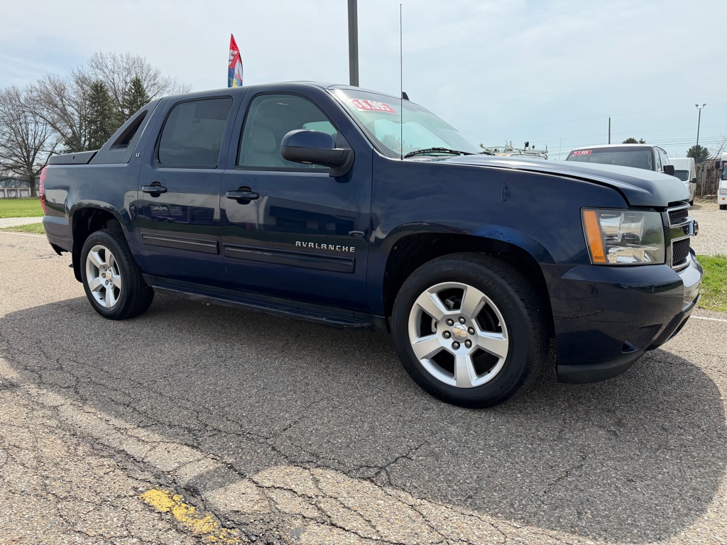 Blue 2010 Chevrolet Avalanche LT 4WD Pickup Truck Four-Wheel Drive Automatic