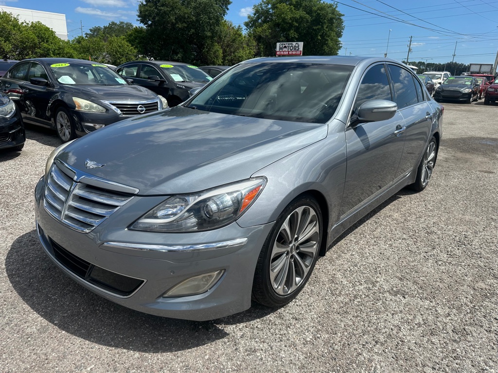 GRY 2014 Hyundai Genesis 5.0 R-Spec RWD Sedan Rear-Wheel Drive Automatic