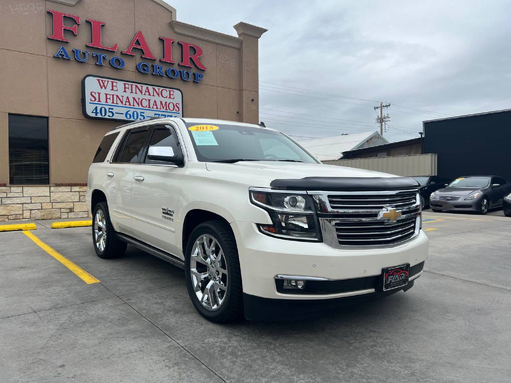2015 CHEVROLET TAHOE in OKLAHOMA CITY OK at FLAIR AUTO GROUP, WHITE