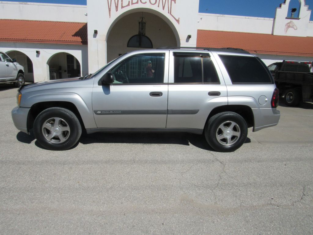 Silver 2004 Chevrolet Trailblazer LS 4WD SUV / Crossover Four-Wheel Drive Automatic