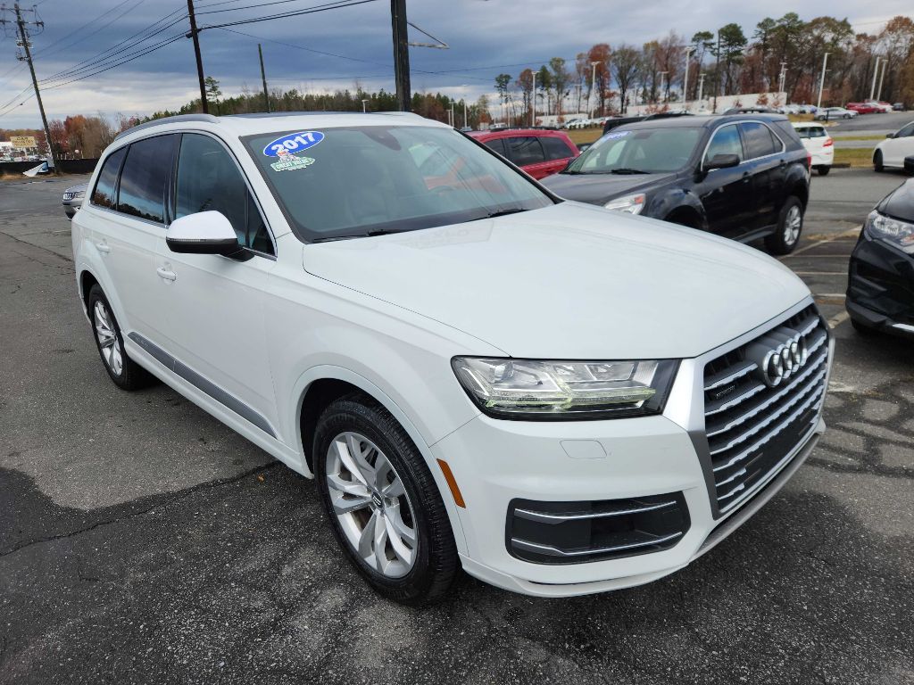 2017 AUDI Q7 in MONROE NC at CAROLINAS AUTO EXPO, WHITE, WA1LAAF71HD033074