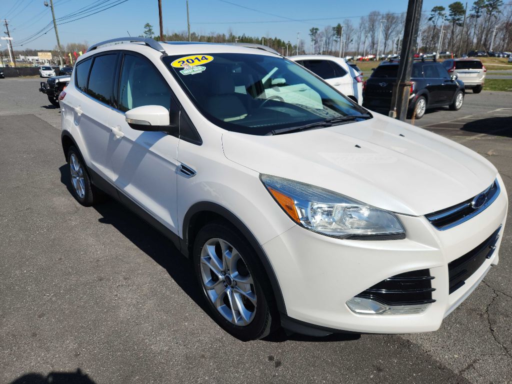 2014 FORD ESCAPE in MONROE NC at CAROLINAS AUTO EXPO, WHT, 1FMCU9JX9EUC43318