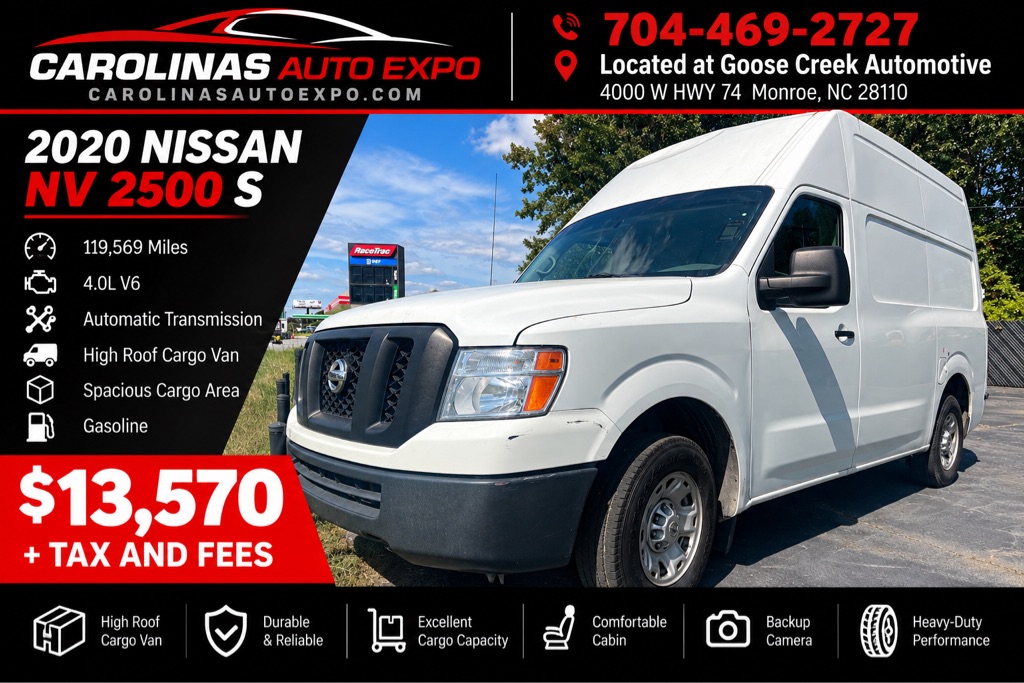 2020 NISSAN NV 2500