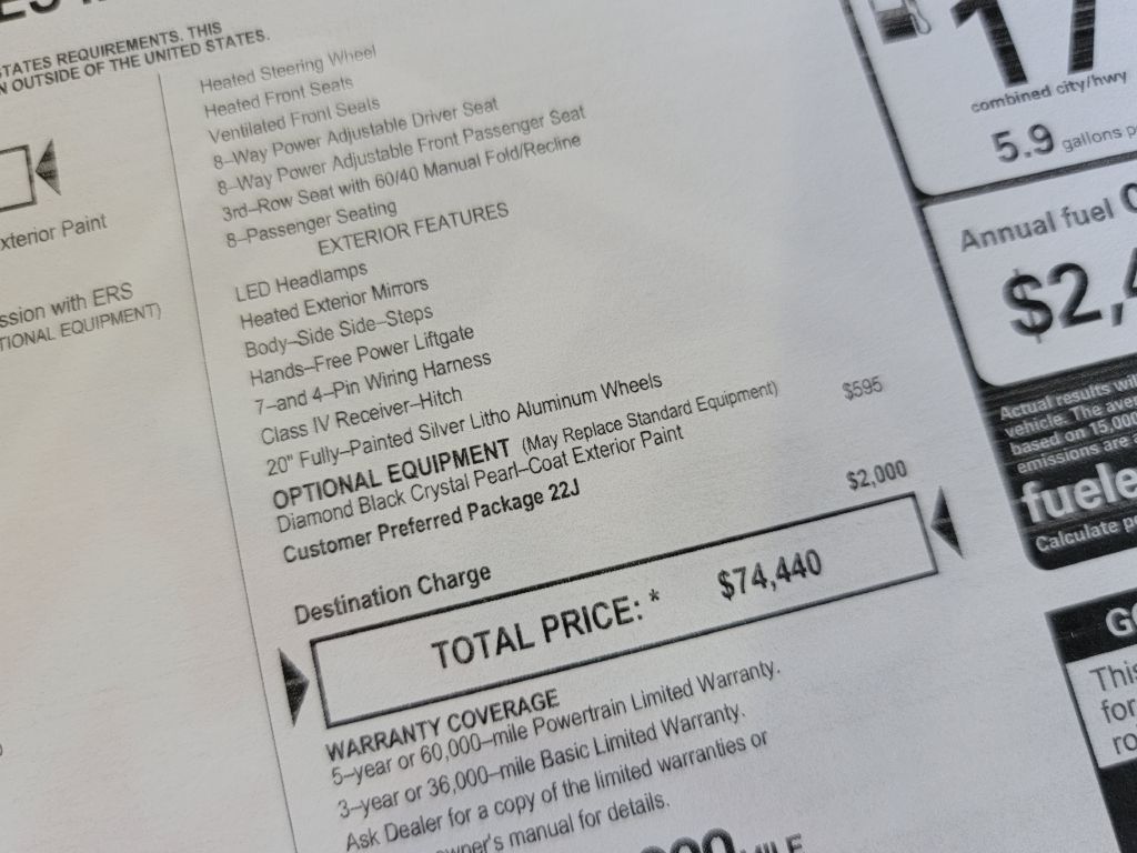 Image for 2022 Jeep WAGONEER 4X4 SERIES II 1-Owner 8-Passenger