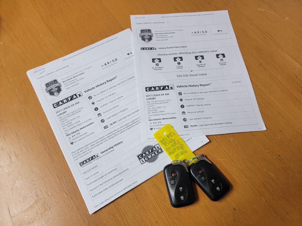 Image for 2017 Lexus GX 460 LUXURY 1-Owner! Lane Depart-AC Seats!