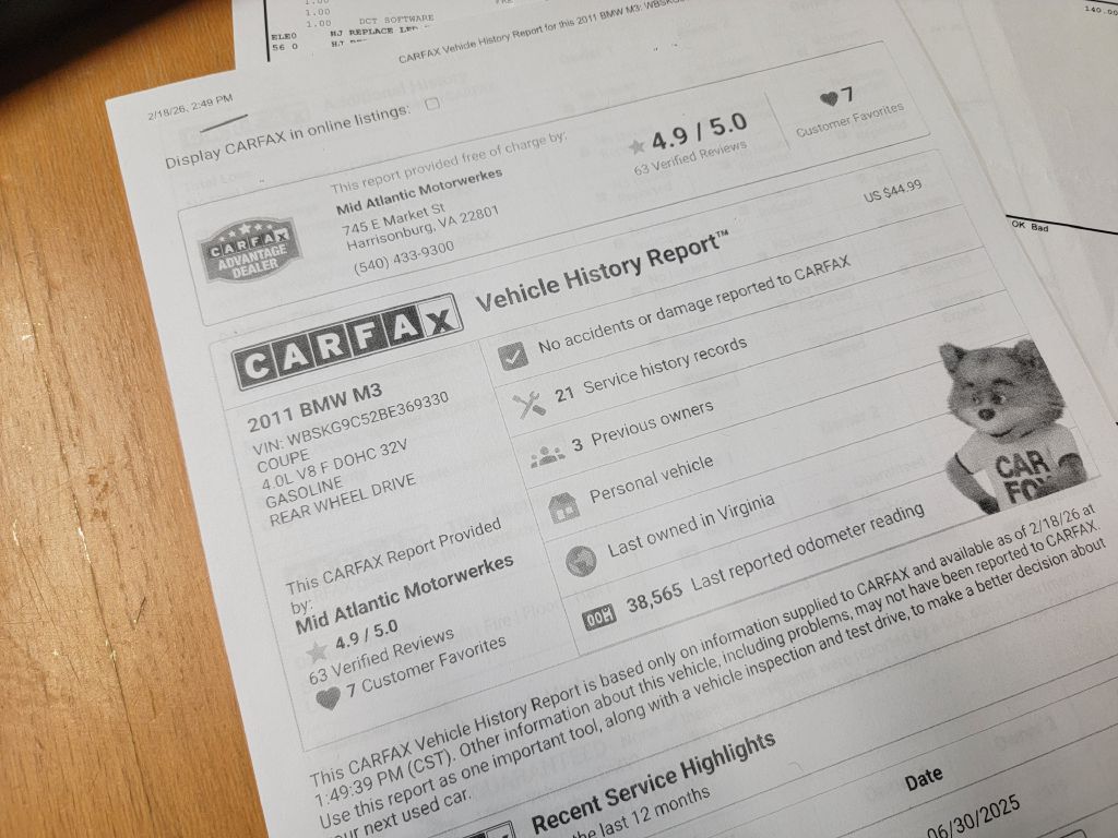 Image for 2011 BMW M3 E92 COUPE LOW Mile-Mineral White-WOW!