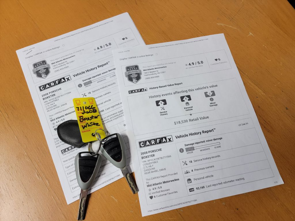 Image for 2008 Porsche BOXSTER 5-SPEED Heated Seats-Bi Xenon Lights