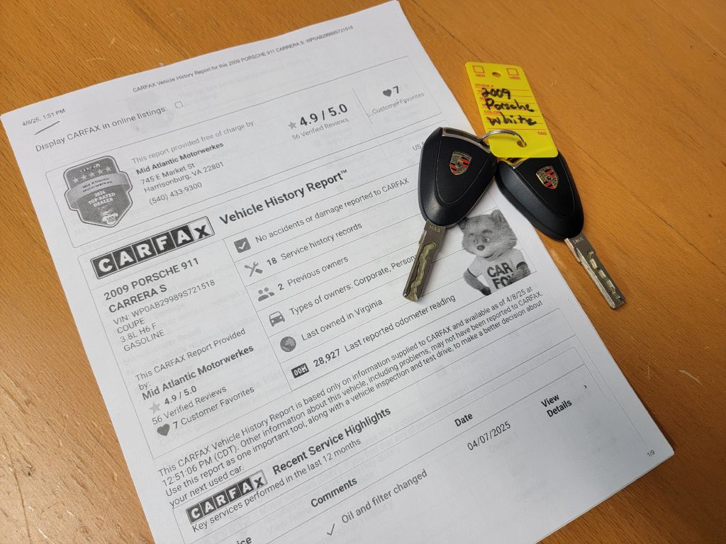 Image for 2009 Porsche 911 CARRERA S 1-Owner - PDK - Fresh Service!