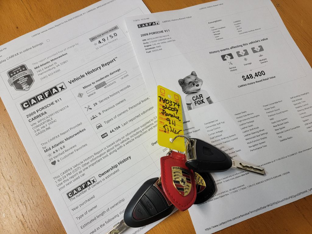 Image for 2009 Porsche 911 CARRERA CAB Manual Gearbox - Local Consign