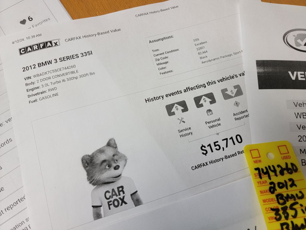 Image for 2012 BMW 335 CONVERTIBLE Local Owned MSport NAV