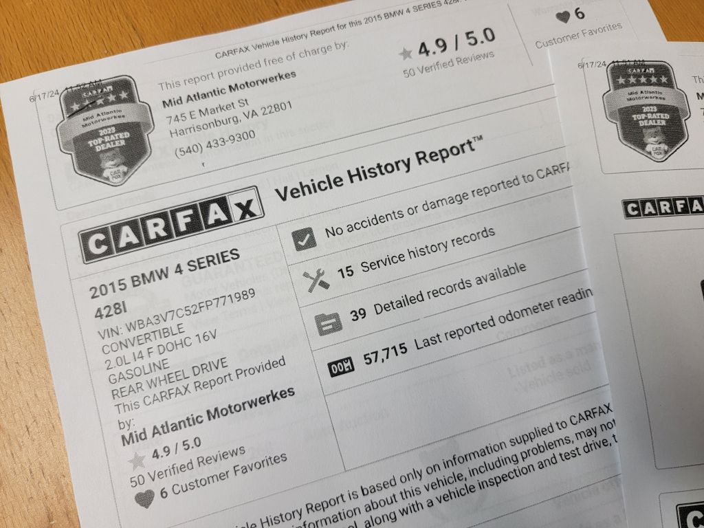 Image for 2015 BMW 428 CONVERTIBLE NAV-Camera-Sport Seats