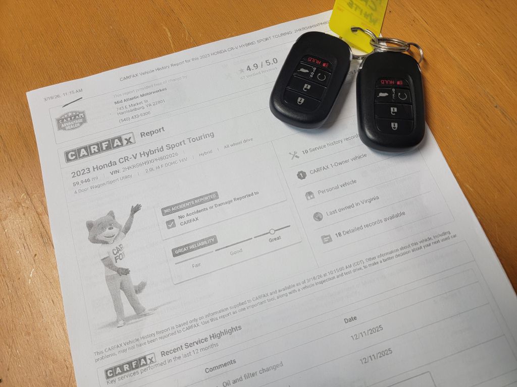 Image for 2023 Honda CR-V HYBRID AWD SPORT TOURING-1 Owner! Loaded