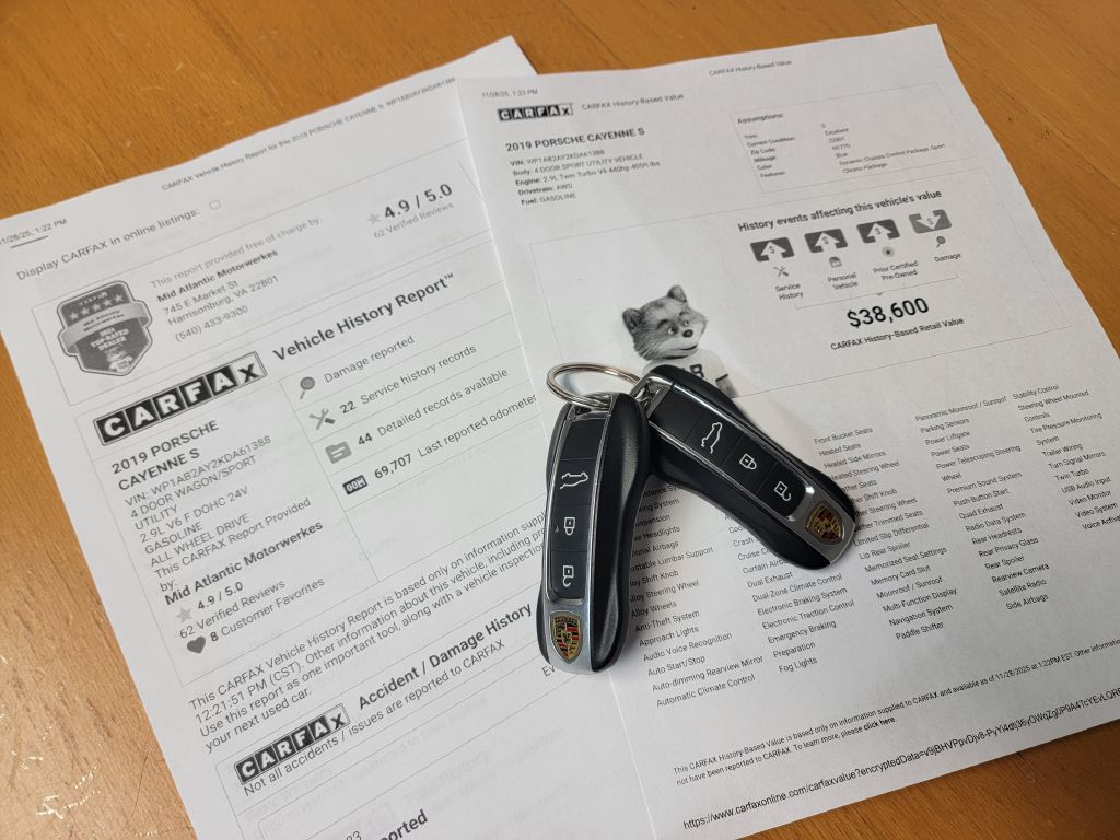 Image for 2019 Porsche CAYENNE S Fresh Service-Skyview-BOSE!