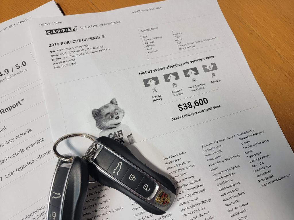 Image for 2019 Porsche CAYENNE S Fresh Service-Skyview-BOSE!