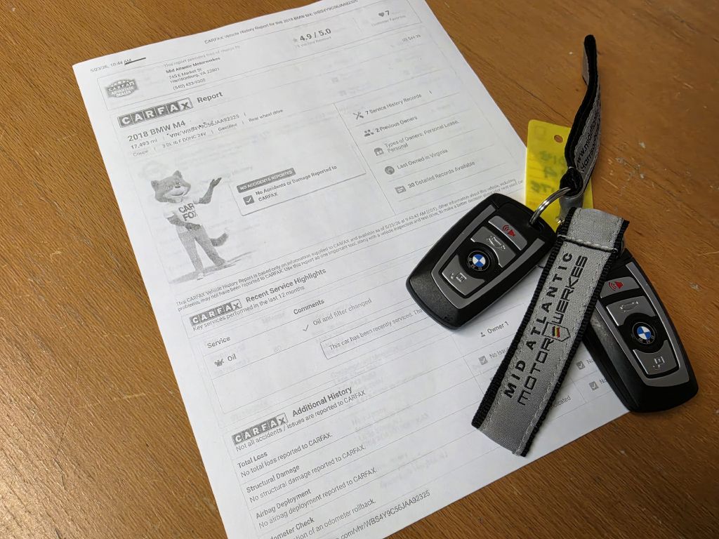 Image for 2018 BMW M4 COUPE AERO 83k MSRP-Local Consign