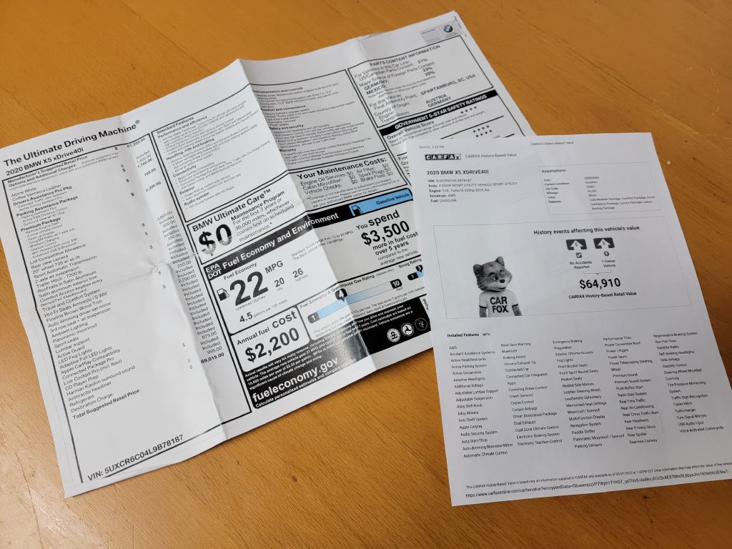 Image for 2020 BMW X5 XDRIVE 40I 1 Owner! LOADED! Drive-Assist!