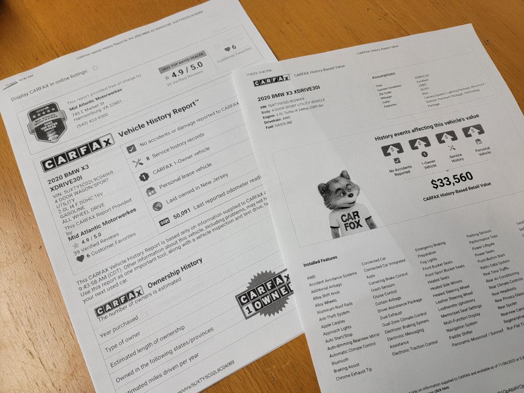 Image for 2020 BMW X3 XDRIVE 30I 1 Owner-XLine Pkg-NAV-Cameara