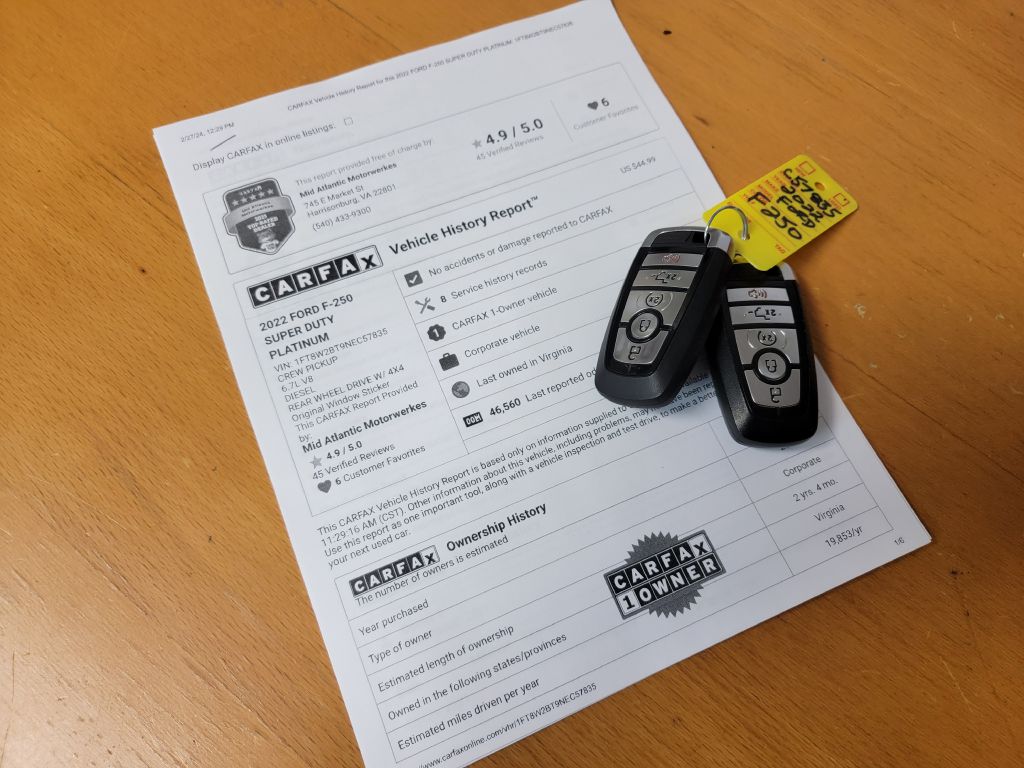 Image for 2022 Ford F250 TREMOR PKG Platinum 1-Owner Loaded Up!