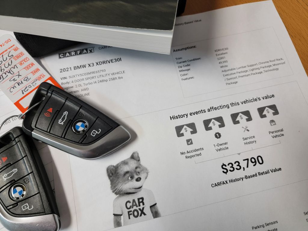 Image for 2021 BMW X3 XDRIVE 30I 1-Owner  Blind Spot  CarPlay