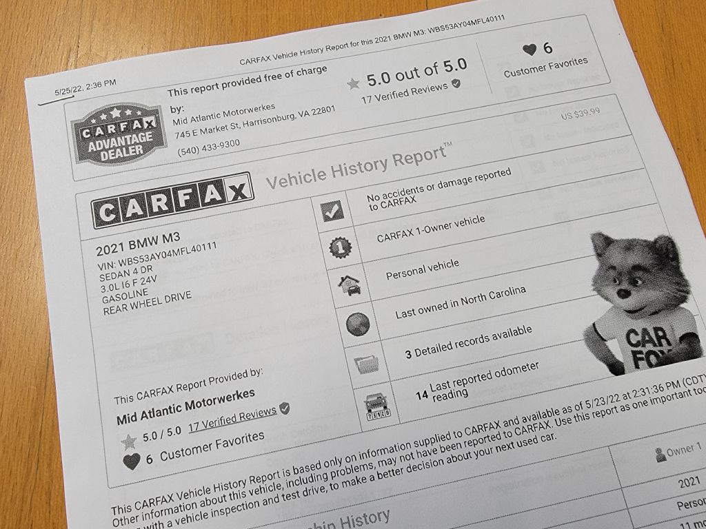 Image for 2021 BMW M3 6SPEED 473HP Manual Gearbox! 5600 Miles!!